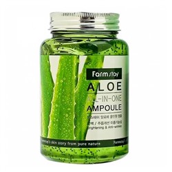 FarmStay Многофункциональная ампульная сыворотка с экстрактом алоэ Aloe All-In-One Ampoule