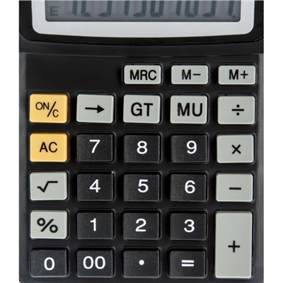 Калькулятор настольный КОМПАКТНЫЙ Attache ATC-777-10C 10-ти разрядныйчерн