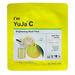 Dr.MeLoSo Тканевая маска для лица с витамином C / I'm Yuja C Brightening Mask, 25 мл