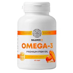 Омега-3, EPA 180 мг/DHA 120 мг, 60 капсул по 1350 мг