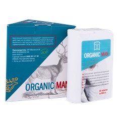 ORGANIC MAN 30 таблеток по 800 мг Doctor Oil