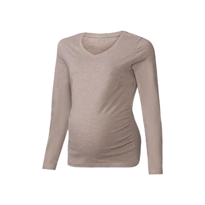 esmara® Damen Umstands-Langarmshirt, hoher Baumwollanteil