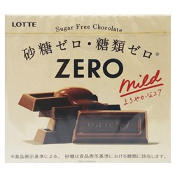 Шоколад без сахара Zero Mild Lotte, Япония, 50 г Акция