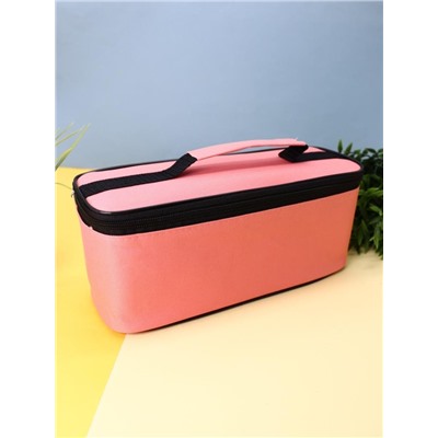 Ланчбокс "Big lunch", pink (ложка+вилка+сумочка)