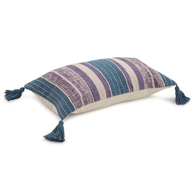 Чехол на подушку из плотного хлопка в полоску из коллекции Ethnic, 35х60 см