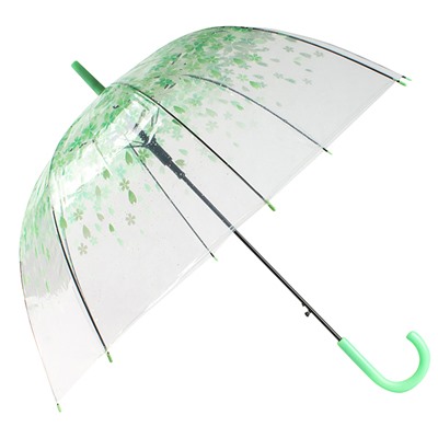 Зонт Цветы малый зеленые   /  Артикул: 97505