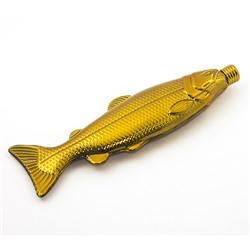 Фляга Рыба 100ml золотая   /  Артикул: 99186