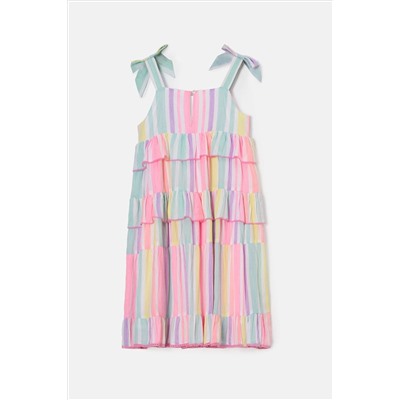 Angel & Rocket Pinki Nola Multi Bright Stripe Dress