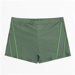 Плавки купальные для мальчика MINAKU "Спорт" цвет зелёный, рост 134-140