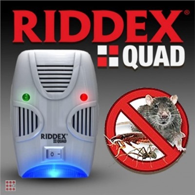 Отпугиватель грызунов и насекомых Riddex Quad 2 в 1