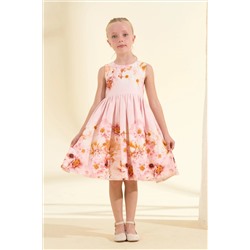 Angel & Rocket Emilia Pink Garden Floral Dress