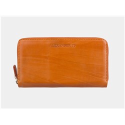Кожаное портмоне из натуральной кожи «PR0014 Orange»