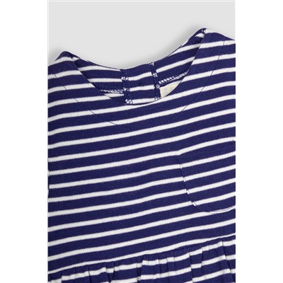 JoJo Maman Bébé Classic Stripe Jersey Dress