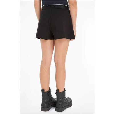 Calvin Klein Slogan Tape Black Skort