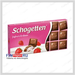 Шоколад Schogetten (клубничный йогурт) 100 гр