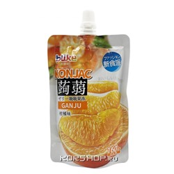 Желе питьевое с конняку со вкусом апельсина 16Kcal Blike, Китай, 160 г