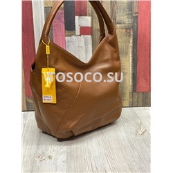 9776-3 brown сумка Wifeore натуральная кожа 34х26х16