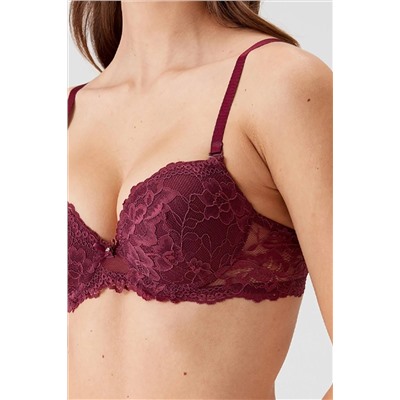 Женский комплект нижнего белья Plum 4561 Milan Push Up с кружевными подкладками и трусиками в приданое