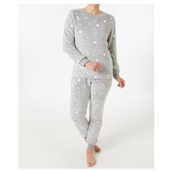 Flauschiger Fleece-Pyjama Janina, 2-tlg. Set