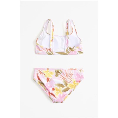 Abercrombie & Fitch Pink Floral Print Bikini