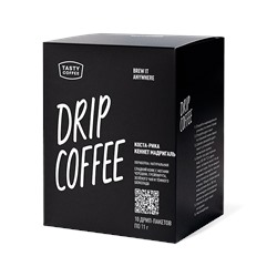Кофе Дрип-пакеты Коста-Рика Кеннет Мадригаль (10 дрип-пакетов для заваривания в чашке)
