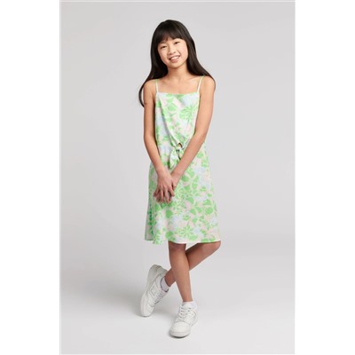 Jack Wills Mini Girls Green Tie Strap Dress