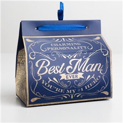 Коробка для кондитерских изделий Best man, 10 × 18 × 15 см