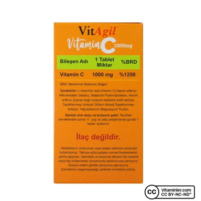 Allergo VitAgil Витамин С 1000 мг 30 таблеток 2 шт.