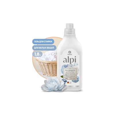 Концентрированное жидкое средство для стирки "ALPI white gel" (флакон 1,8л