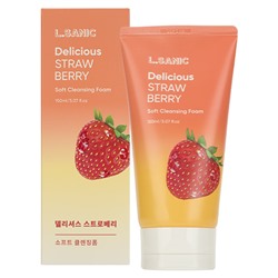 L.Sanic Delicious Strawberry Soft Cleansing Foam, 150ml Очищающая пенка для умывания с экстрактом клубники 150мл