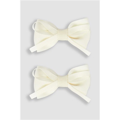 JoJo Maman Bébé Bow Hairband & Clips Set