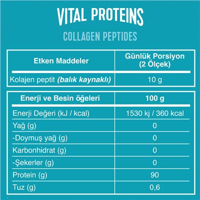 Vital Proteins морской коллаген 221 гр нейтральный вкус
