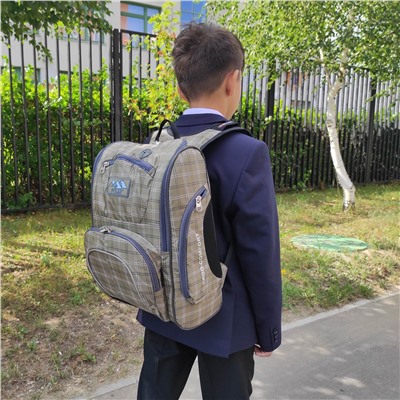Школьный рюкзак П3065 (Синий)
