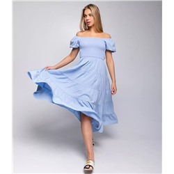 Платье #КТ63088, голубой