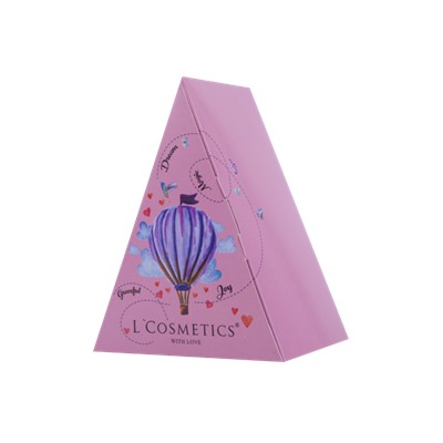 Подарочная коробка треугольная  
"Воздушный шар"
110*80*140 мм