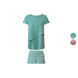 esmara® Damen Stillpyjama, aus reiner Bio-Baumwolle
