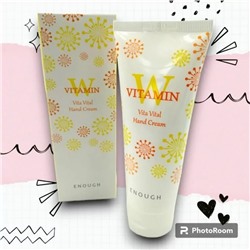 [Enough] Крем для рук осветляющий С комплексом витаминов, W vitamine hand cream, 100 мл