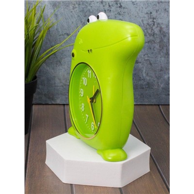 Часы-будильник «Crocodile», green