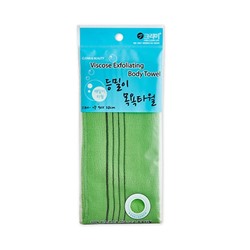 Sungbo Cleamy Мочалка для тела из вискозы "Viscose Back Bath Towel" (жесткая, массажная), размер 90 х 28 см / 200