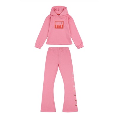 Elle Junior Girls Pink Tracksuit Set