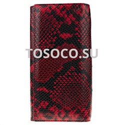 d-1001-2 red  кошелек натуральная кожа и экокожа 9х19х2