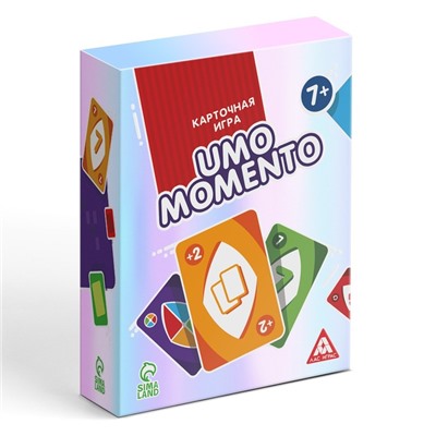 Настольная игра на реакцию и внимание «UMO momento», 70 карт, 7+