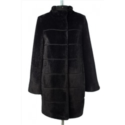 01-11014 Пальто женское демисезонное Ворса черный