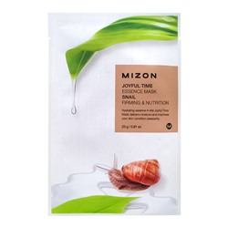 [MIZON] Тканевая маска для лица ЭКСТРАКТ УЛИТОЧНОГО МУЦИНА Joyful Time Essence Mask Snail, 23 г