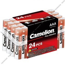 Бат. CAMELION "Alkaline Plus" LR03-24шт.мизинчик (пласт.кейс) (24)