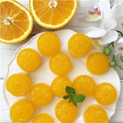 Мармелад желейно-фруктовый "С апельсином"  0,5 кг.