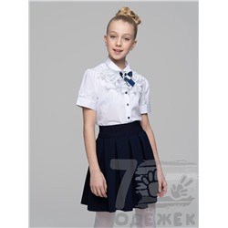 898-1 Блузка для девочки с коротким рукавом