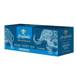 Чай ORIGINAL INDIAN GREEN TEA зеленый индийский пакетированный 25х2г Bestofindia 50г