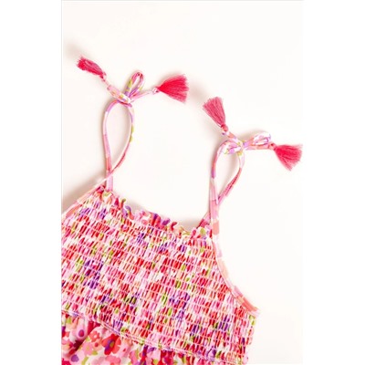 Nicole Miller Pink Floral Swimsuit