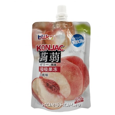 Желе питьевое с конняку со вкусом персика 16Kcal Blike, Китай, 160 г
